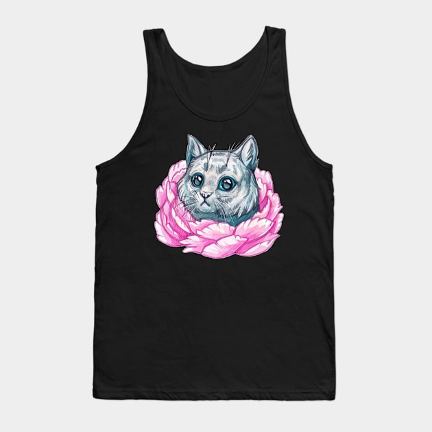 fairy kitty Tank Top by hopeakorentoart